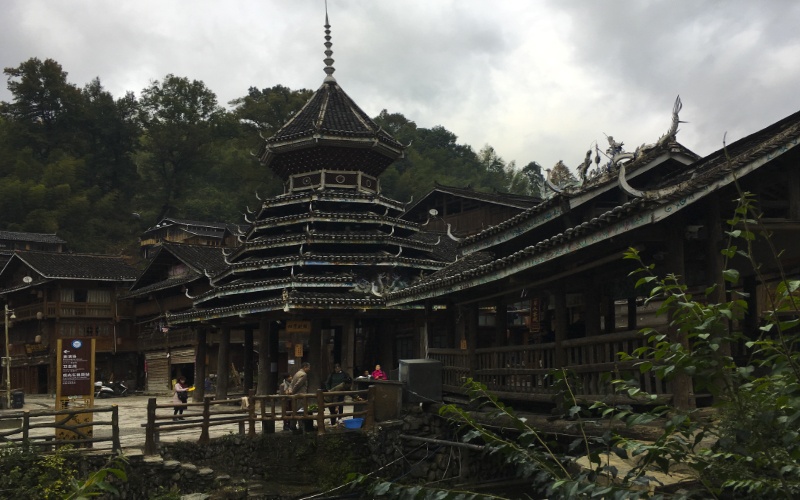 Zhaoxing---Drum-Tower-e-Ponte